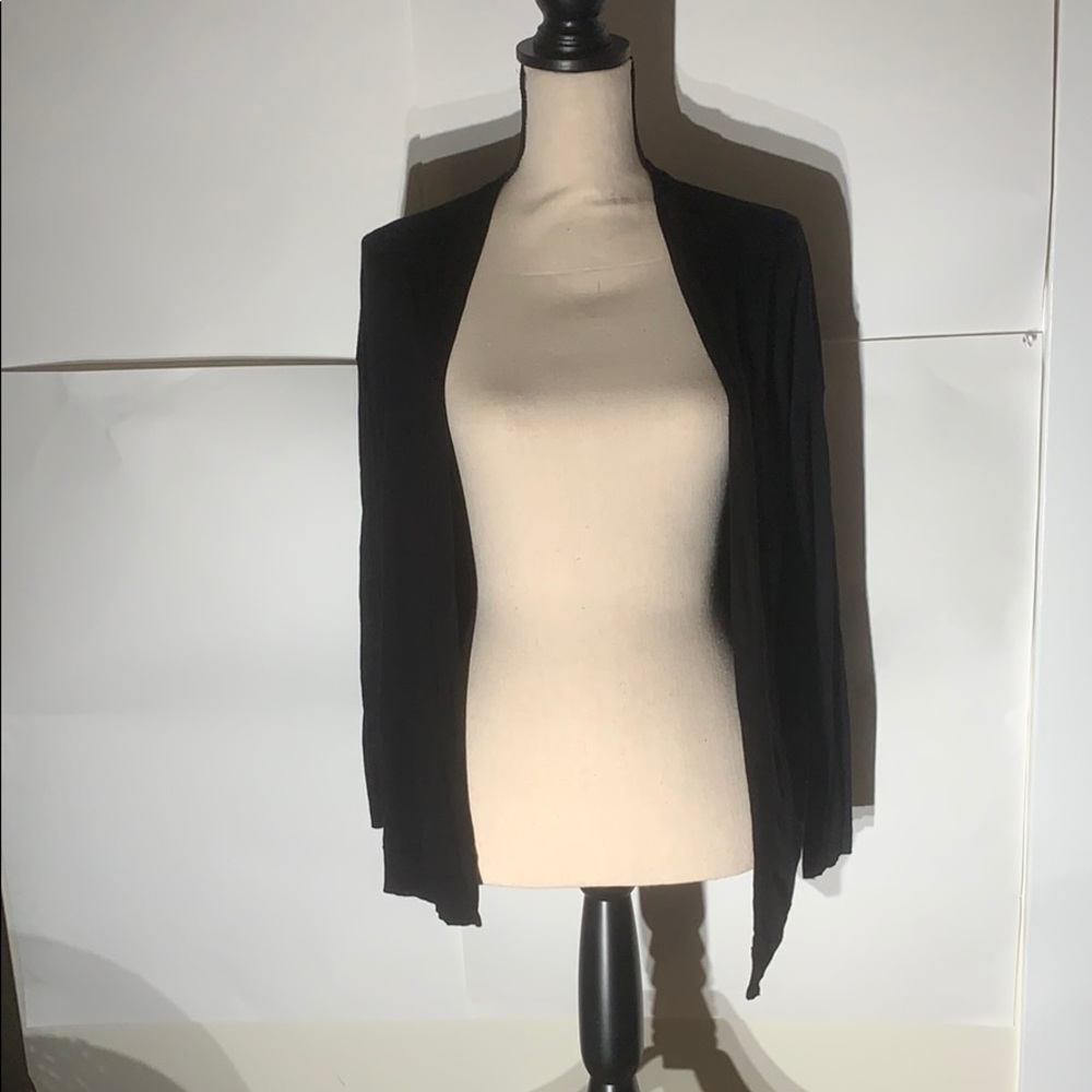 Black cardigan